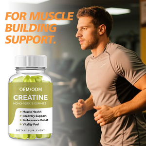 Gomme Pre-Allenamento con Creatina Monoidrato Vegane Senza Zucchero per Crescita Muscolare e Aumento di Energia OEM ODM Etichetta Privata Fornitura all'Ingrosso GMP - Product Image 3