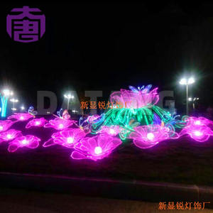 Luz Decorativa LED Personalizada IP65 con Motivo Floral 3D, Decoración para Halloween, Navidad, Paisajes, Bodas al Aire Libre - Product Image 5