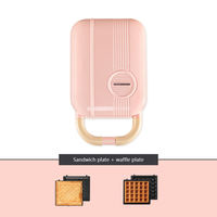 Machine à sandwichs/gaufres électrique multifonctionnelle, petit appareil ménager multi-usages, grille-pain antiadhésif