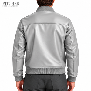 Veste en cuir noire pour homme, style motard, personnalisable, prix d'usine, collection de détail USA - Product Image 4