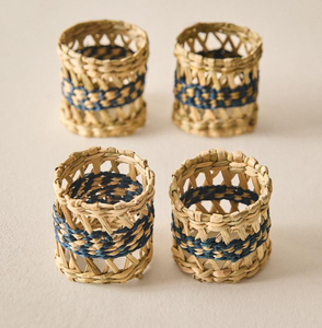 Meilleures ventes Anneaux de serviette en jacinthe d'eau Charmant rustique Écologique Décoration de table en osier pour mariage Vacances ou dîner quotidien - Product Image 6