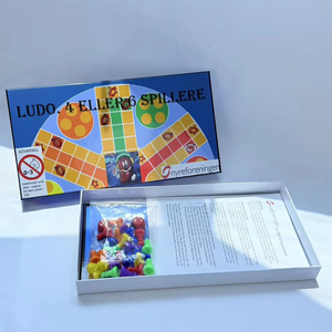 <span class=keywords><strong>Jeu</strong></span> <span class=keywords><strong>de</strong></span> société <span class=keywords><strong>Ludo</strong></span> personnalisé imprimé en couleur pour les fêtes <span class=keywords><strong>de</strong></span> famille, éducatif pour les enfants, classique, stratégique, multijoueur, vente en gros - Product Image 1