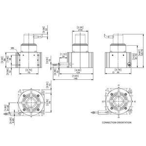 Câble d'encodage SICK LU0-C901B-1212-3F0A-ARW, câble mécanique de 3 m, extrémités rondes, horizontal - Product Image 2