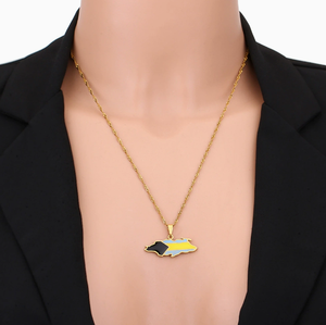 Collar con Colgante de Acero Inoxidable Liso Jordan, Cadena Geométrica Simple para Hombre y Mujer con Accesorios - Product Image 5
