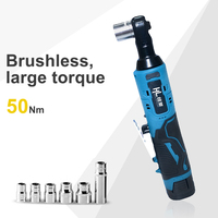 Ensemble d'alimentation Li-ion rechargeable portable Clé à cliquet sans fil à couple élevé pour usage industriel et bricolage
