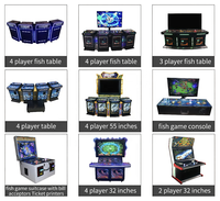 Table de jeu de poisson la plus vendue de haute qualité pour 6, 8, 10 personnes, machine de jeu de poisson de la série Ocean King de 55 pouces à 86 pouces