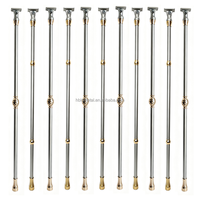 Balustres d'escalier ronds en alliage d'aluminium et de magnésium noir et argenté de 20 mm, hauteur 850 mm, pièces de garde-corps d'escalier, vente chaude