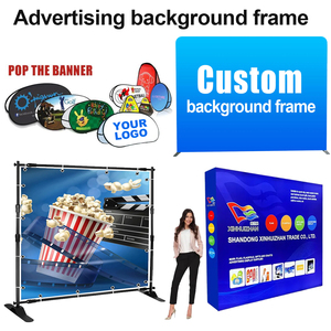 Promosyon özel LOGO tasarım LED örgü ışıklı kutu ticari pazarlama satış fuar reklam ışık kabine ekran standı - Product Image 5