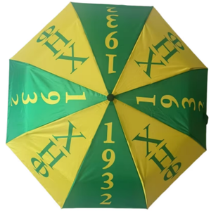 Parapluie de haute qualité Chi Eta Phi National Sorority of Phi Delta <span class=keywords><strong>Kappa</strong></span> pour les magasins, les hôtels, parapluie de grande taille, robuste - Product Image 1