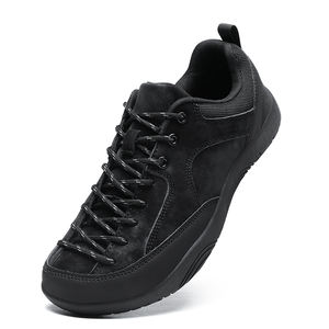 Chaussures personnalisées à bout large, forme naturelle du <span class=keywords><strong>pied</strong></span>, baskets de randonnée et d'entraînement en plein air, légères, décontractées, à semelle plate, style pieds nus, en daim - Product Image 3