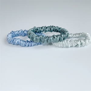 Phụ Nữ Lụa Scrunchie Hộp 1Cm Biểu Tượng Tùy Chỉnh Tóc Lụa Phụ Kiện Tóc Phụ Nữ Đuôi Ngựa Tóc Quan Hệ 100% Dâu Lụa Scrunchies - Product Image 3