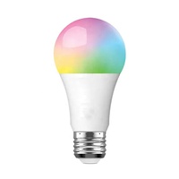 Ampoule LED intelligente connectée Wifi, colorée, 9W 10W E27 B22, fabrication OEM
