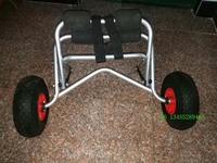 Chariot en aluminium pliable en acier inoxydable pour canoë et kayak, pour des outils pratiques de transport en bateau