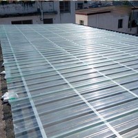 Matériaux de construction légers Tuiles de toit en plastique Polycarbonates flexibles