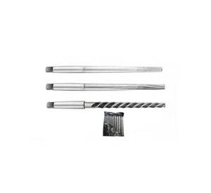 Jeu de alésoirs en carbure de tungstène haute précision à rainures droites et spirales pour perceuse manuelle, acier HRC60, grade IT7, non revêtu - Product Image 1
