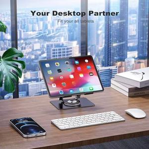 Support plat en métal Offre Spéciale support pour ordinateur portable pliable rotatif creux prend en charge la base de support de chaleur de drame de <span class=keywords><strong>brosse</strong></span> pour tablettes PC en stock - Product Image 4