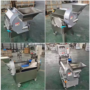 Cortadora Industrial Automática de Alta Calidad para Frutas y Verduras, Máquina Rebanadora y Picadora de Acero Inoxidable 304 con Motor - Product Image 6