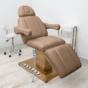 Hot Sale Luxury Gold Esthetician Massage <b>Table</b> Beauty Salon Furniture Lash Bed Cosmetic Electric Spa Beauty Facial Massage Bed - Product Image 4