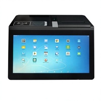 Système de point de vente tablette à double écran Windows/Android avec écran principal de 11,6 pouces, imprimante thermique 80 mm, lecteur de code QR