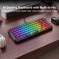 DarkBeacon 87-Key Mechanical Wired Hall Effect Magnetic Switch RGB Backlit USB Type-C ANSI Layout AI Gaming Keyboard Spill