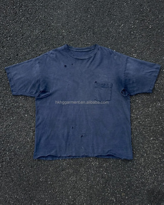 T-shirts d'été pour hommes, t-shirt vintage délavé, coupe ample, t-shirt en coton personnalisé, t-shirt en coton surdimensionné pour hommes - Product Image 1