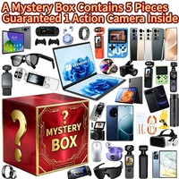 Guaranteed Action Camera Inside Electronics Mystery Box With Random Smartphone Phone Tablet Laptop Watch Earphone Surprise Gift