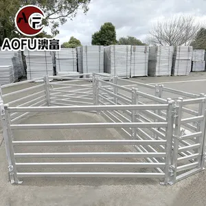 Venta caliente EE. UU. Paneles de valla de ganado resistente de 12 pies/valla de patio de ovejas de metal galvanizado