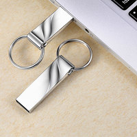 1TB 512GB 256GB 128GB Llavero de metal Unidad flash USB 2,0 3,0 Memoria USB Pendrive 64GB 32GB 16GB 8GB Capacidades Caja de regalo almacenada