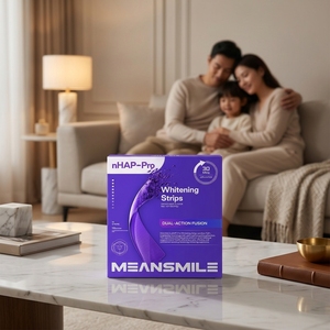 <span class=keywords><strong>Bandes</strong></span> <span class=keywords><strong>blanchissantes</strong></span> sans peroxyde pour <span class=keywords><strong>dents</strong></span> sensibles – Efface les taches de café, thé et tabac – Marque privée OEM – Blanchiment personnalisé - Product Image 2