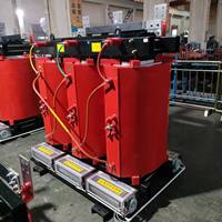 Transformateur sec triphasé DingXin SCB10-10kV 1000kVA 400kVA Dyn11/Yyn0 à refroidissement ANAF, équipement de distribution MV/HV en résine époxy