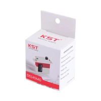 Servomoteur numérique KST DS145MG 6V 5kg 0.12 SEC haute précision à engrenages métalliques, boîtier CNC pour drone de course, UAV, avion