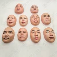 Masque d'impression 3d réalité pour l'IA intelligente but sécurité haute qualité simulation masque facial Polyjet résine stratasys