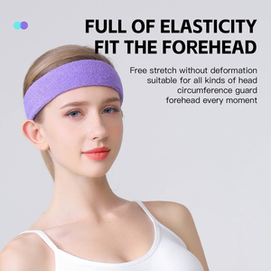 Diadema Deportiva Transpirable <span class=keywords><strong>de</strong></span> Algodón para Baloncesto, Diademas Absorbentes <span class=keywords><strong>de</strong></span> Sudor, Regalo para Actividades al Aire Libre - Product Image 3