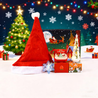Coffret Cadeau de Noël Personnalisé Fait Main en Peluche – Décorations et Ornements de Noël, Souvenirs Festifs Chauds Personnalisés, Boîte Cadeau Glycine
