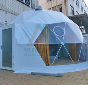 Tente <span class=keywords><strong>de</strong></span> luxe pour hôtel <span class=keywords><strong>de</strong></span> villégiature Tente dôme géodésique Igloo extérieur Glamping avec <span class=keywords><strong>salle</strong></span> <span class=keywords><strong>de</strong></span> <span class=keywords><strong>bain</strong></span> Tente dôme - Product Image 5