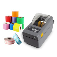 Impresora de Escritorio Zebra ZD411-HC Original de 2 Pulgadas para Logística Hospitalaria, Imprime Etiquetas Térmicas Directas, Códigos de Barras, Identificaciones y Pulseras