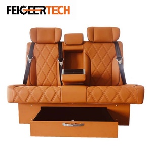Asientos Traseros Modificados para Mercedes-Benz <span class=keywords><strong>Vito</strong></span>, Marca Feigeer Tech, Personalizables, con Ventilación, Calefacción y Masaje, Tipo Sofá Cama con Cajones - Product Image 1