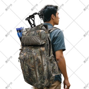 Hunting <b>Backpack</b> Camouflage Oxford Cloth <b>Large</b> Capacity With Quiver Outdoor Waterproof Unisex - Product Image 2