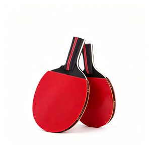 Raquette de tennis de table professionnelle, bois 5 plis, couche de carbone, caoutchouc collant inversé, éponge 1,8 mm, poignée anatomique, contrôle équilibré - Product Image 1
