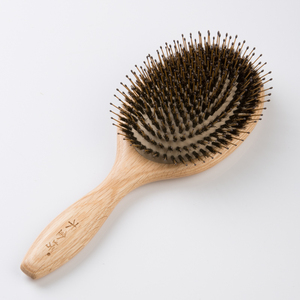 <span class=keywords><strong>Brosse</strong></span> à <span class=keywords><strong>cheveux</strong></span> ronde professionnelle en poils de sanglier avec manche en chêne - <span class=keywords><strong>Brosse</strong></span> de coiffage de luxe pour boucles et volume - <span class=keywords><strong>Brosse</strong></span> à <span class=keywords><strong>cheveux</strong></span> écologique - Product Image 1