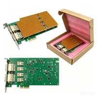 Adaptor Bypass Server Ethernet Port Gigabit Quad Fiber dengan Chip Intel I350AM4