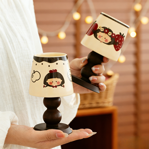 OEM Custom Cute Room Decor Candle <strong>Warmer</strong> Retro Ceramic Candle Holder Aromatic Scented Candle - Product Image 5