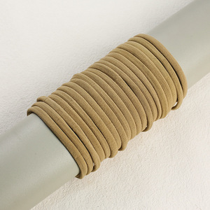 Простые негабаритные 10 см резинки для волос экспортные полиэфирные эластичные резинки для волос чистого цвета высокая эластичность для детей - Product Image 6