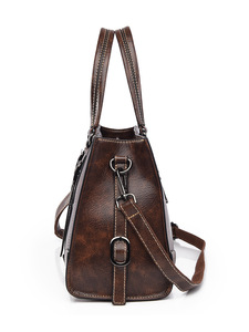 Wholesale New Women's Handbag Commuting Versatile <b>Large</b> Capacity Handbag Fashion Color Contrast <b>Shoulder</b> <b>Bag</b> - Product Image 2