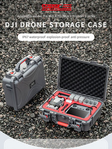 Estuche de Herramientas <span class=keywords><strong>3</strong></span> en 1 STARTRC: Carcasa Rígida Impermeable para <span class=keywords><strong>DJI</strong></span> <span class=keywords><strong>Mini</strong></span> <span class=keywords><strong>3</strong></span> <span class=keywords><strong>Pro</strong></span>/<span class=keywords><strong>Mini</strong></span> 4 <span class=keywords><strong>Pro</strong></span> Fly More Combo, con Compartimento para RC-N1/RC-N2 - Product Image 1