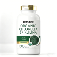 Comprimés de spiruline pour adultes, riches en antioxydants, protéines, soutien immunitaire, complément alimentaire super-aliment