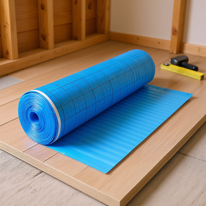 Sous-couche de sol anti-vapeur bleue 3 mm 200 pieds carrés pour revêtement de sol stratifié, rouleau EPE D0100X32N2X - Product Image 2