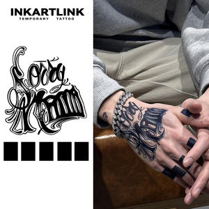 INKARTLINK Pegatinas de Tatuaje para el Cuerpo, Pegatinas de Tatuaje de Papel con <span class=keywords><strong>Letras</strong></span>, Resistentes al Agua, Ecológicas, de Larga Duración (15 Días), al por Mayor - Product Image 1