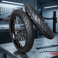 Conjunto de Buje de Rueda Supermoto Modificado para Surron Light Bee, Bicicleta Eléctrica Todoterreno, Llanta Delantera 80/90-16, Llanta Trasera 110/70-16
