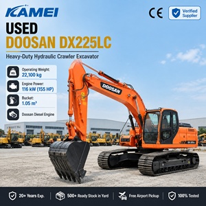 Excavatrice sur pneus hydraulique d'occasion 2023 Doosan 225 DX140 DH150 DX150W-9C 15 tonnes au prix le plus bas - Product Image 1